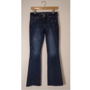 American Eagle Dark Wash Blue Kick-Boot Jeans Size 2
